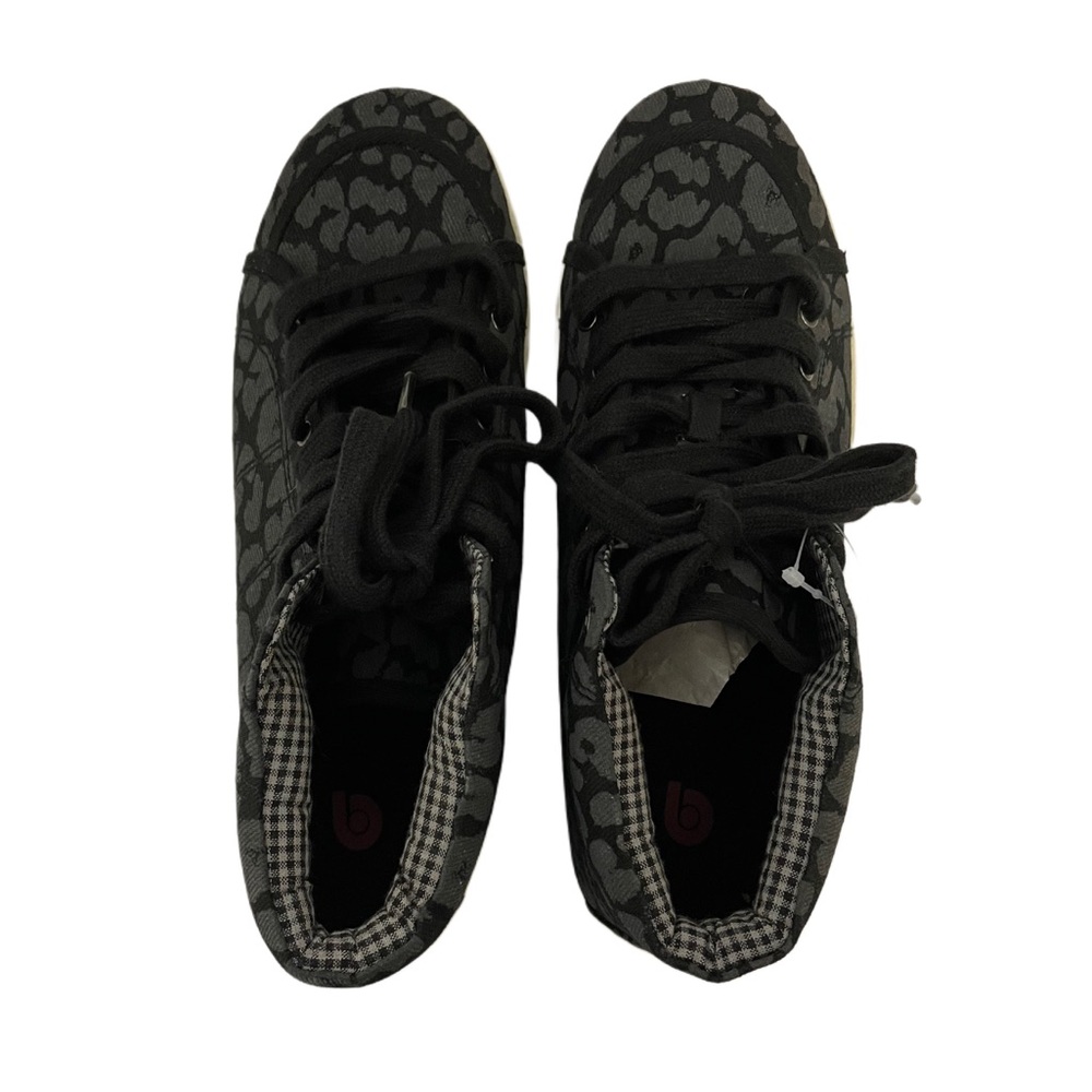 NWT G:21 Size 9 Black with Grey Canvas Camouflage Sneakers